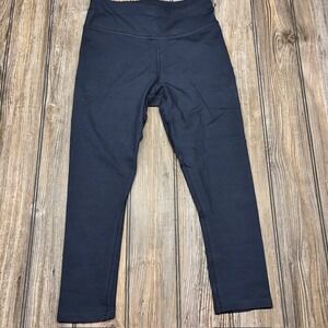 Pact Organic Cotton Womens Navy Blue Capris Cropped Leggings Size XS